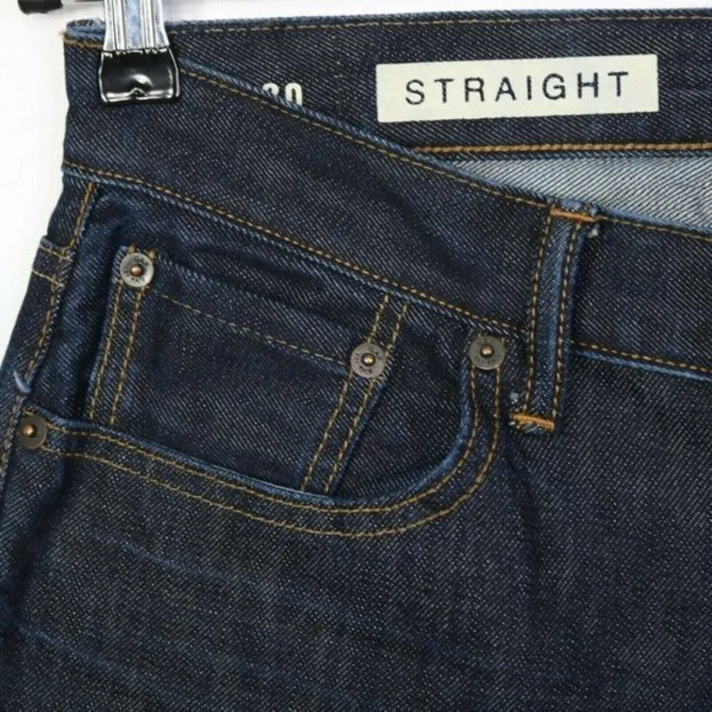 Gap 1969‎ Straight Jeans Dark 28 X 30 Actual 27 X 29.5